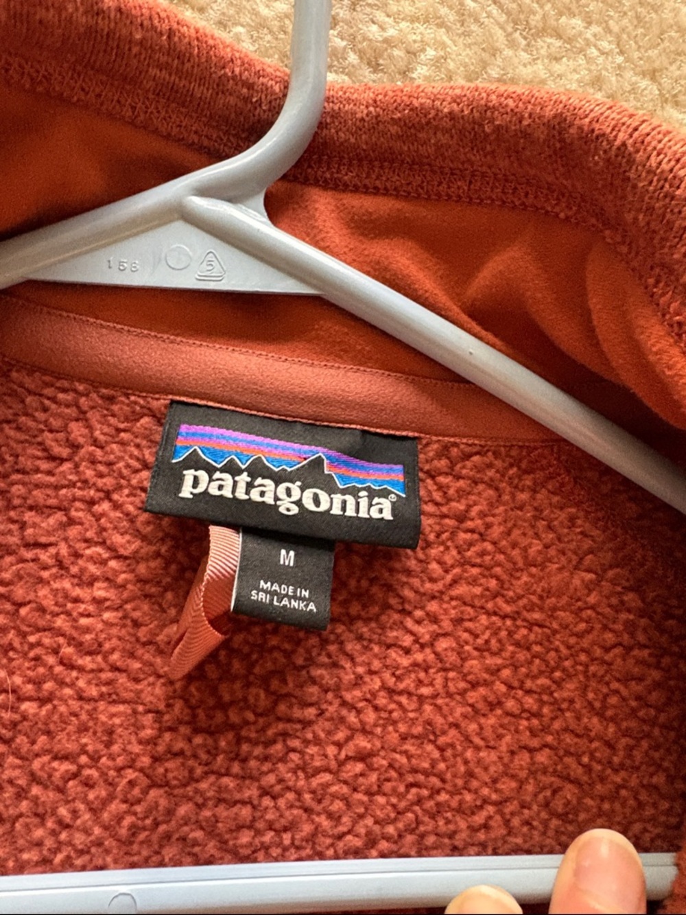 Patagonia Rust Red Full-Zip Women's Fleece Jacket - Picture 2 of 4